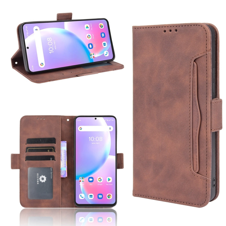 Custodia portafoglio in pelle con slot carte e supporto