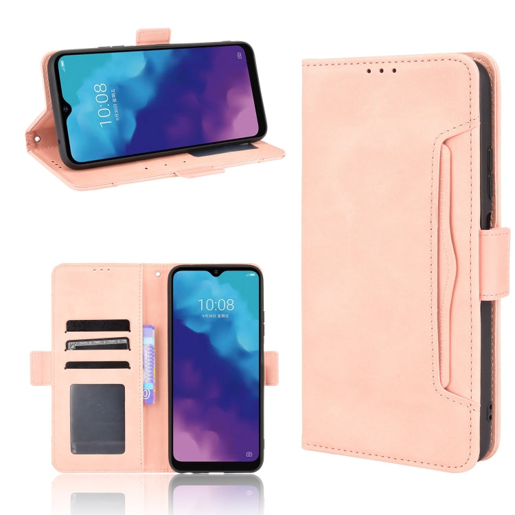 Custodia portafoglio in pelle con slot carte per smartphone compa