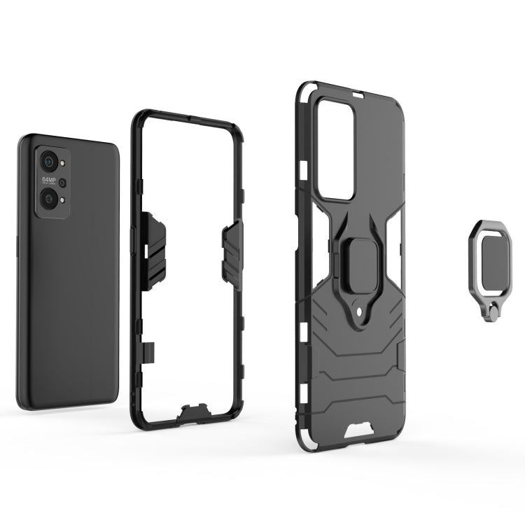 Custodia protettiva antiurto per PC + TPU con supporto per anello magnetico, For OPPO Realme GT Neo2 5G, For Huawei nova 9