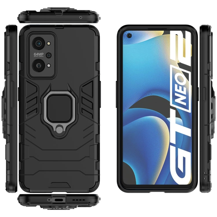 Custodia protettiva antiurto per PC + TPU con supporto per anello magnetico, For OPPO Realme GT Neo2 5G, For Huawei nova 9