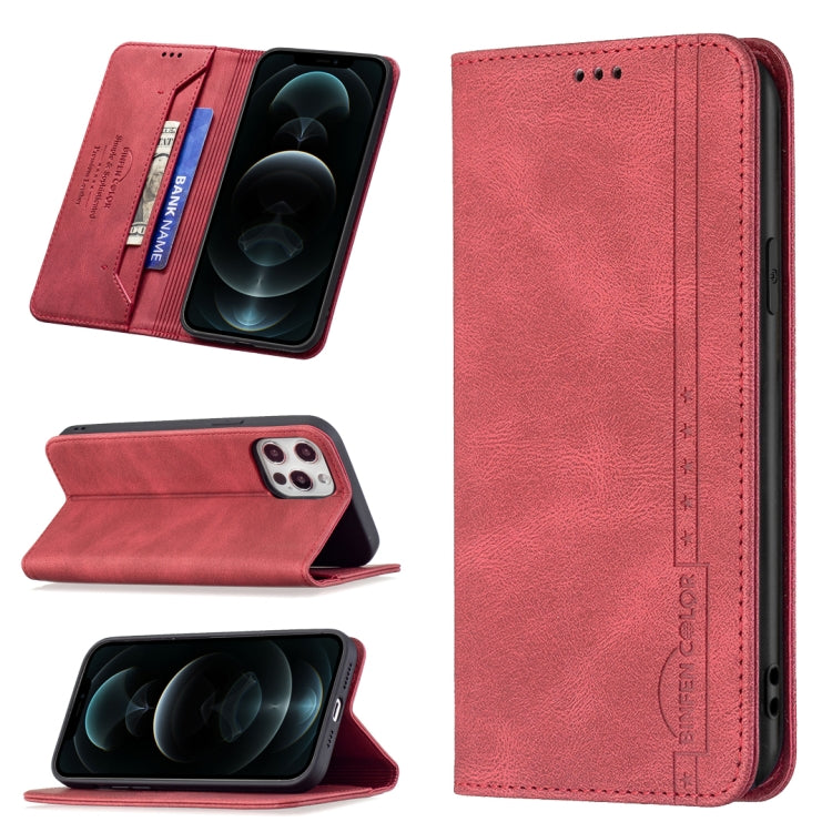 Custodia in pelle antifurto con blocco magnetico RFID con supporto, slot per carte e portafoglio, For iPhone 12 Pro Max, For iPhone 11, For iPhone 11 Pro, For iPhone 11 Pro Max, For iPhone X / XS, For iPhone XR