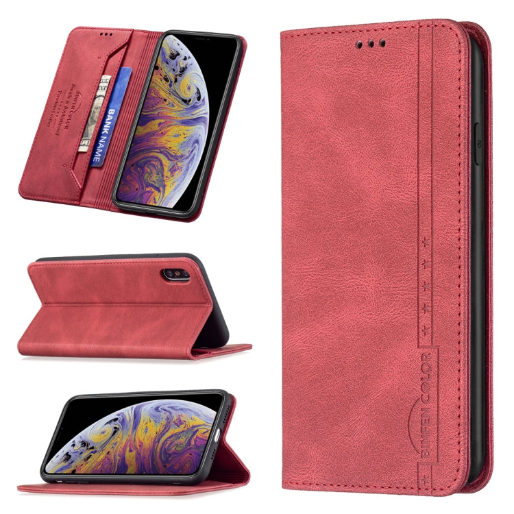 Custodia in pelle antifurto con blocco magnetico RFID con supporto, slot per carte e portafoglio, For iPhone XS Max, For iPhone SE 2022 / SE 2020 / 7 / 8, For iPhone 7 Plus / 8 Plus