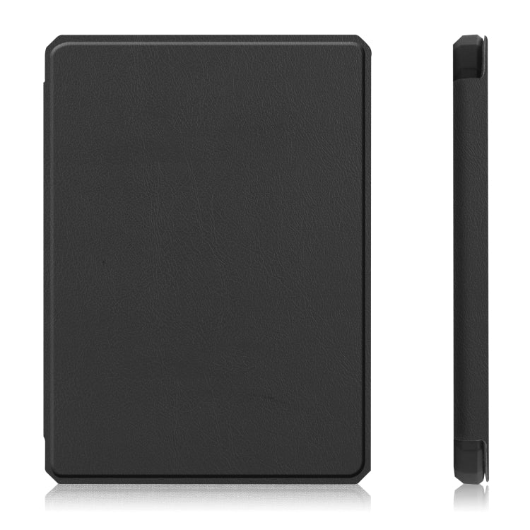 Custodia in pelle per tablet a vibrazione orizzontale in TPU con struttura a ruota di tensione in tinta unita con funzione Sleep / Wake-up, For Amazon Kindle Paperwhite 2021