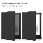 Custodia in pelle per tablet a vibrazione orizzontale in TPU con struttura a ruota di tensione in tinta unita con funzione Sleep / Wake-up, For Amazon Kindle Paperwhite 2021