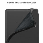 Custodia in pelle per tablet a vibrazione orizzontale in TPU con struttura a ruota di tensione in tinta unita con funzione Sleep / Wake-up, For Amazon Kindle Paperwhite 2021