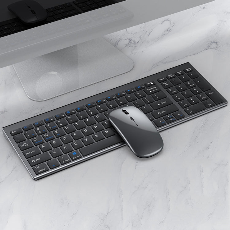 109 Set tastiera mouse wireless Bluetooth a tre modalità, Three-mode Keyboard Mouse Set