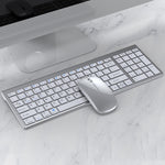 109 Set tastiera mouse wireless Bluetooth a tre modalità, Three-mode Keyboard Mouse Set