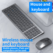 109 Set tastiera mouse wireless Bluetooth a tre modalità, Three-mode Keyboard Mouse Set