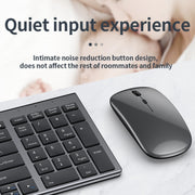 109 Set tastiera mouse wireless Bluetooth a tre modalità, Three-mode Keyboard Mouse Set