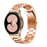 Cinturino di ricambio per cinturino di ricambio in acciaio inossidabile a tre sfere a testa piatta universale, For Samsung Galaxy Watch4 40mm/44mm, For Samsung Galaxy Watch4 Classic 42mm/46mm