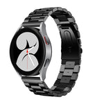 Cinturino di ricambio per cinturino di ricambio in acciaio inossidabile a tre sfere a testa piatta universale, For Samsung Galaxy Watch4 40mm/44mm, For Samsung Galaxy Watch4 Classic 42mm/46mm