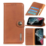 Custodia portafoglio in pelle con slot carte per Samsung Galaxy S