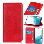 Custodia portafoglio in pelle con slot carte per Galaxy S22