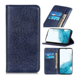 Custodia portafoglio in pelle con slot carte per Galaxy S22