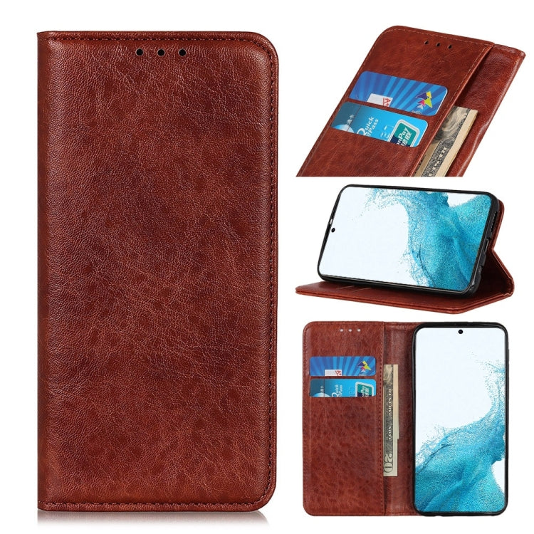 Custodia portafoglio in pelle con slot carte per Galaxy S22
