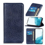 Custodia portafoglio in pelle con slot carte per Galaxy S22