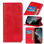 Custodia portafoglio in pelle con slot carte per Galaxy S22
