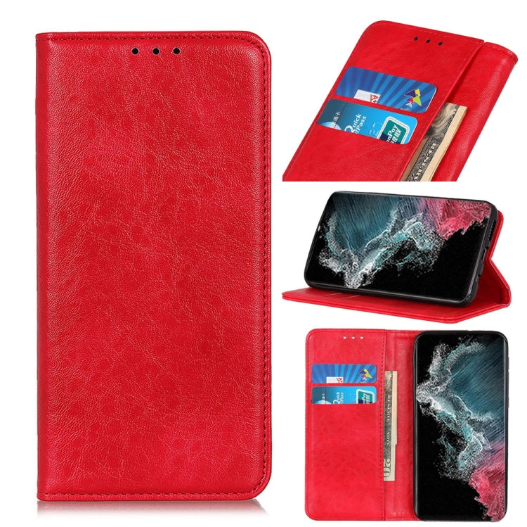 Custodia portafoglio in pelle con slot carte per Galaxy S22