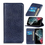 Custodia portafoglio in pelle con slot carte per Galaxy S22