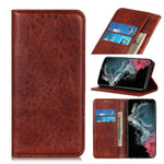 Custodia portafoglio in pelle con slot carte per Galaxy S22