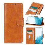 Mirren Crazy Horse Texture Custodia in pelle orizzontale a conchiglia con supporto, slot per carte e portafoglio, For Samsung Galaxy S22 5G, For Samsung Galaxy S22+ 5G, For Samsung Galaxy S22 Ultra 5G