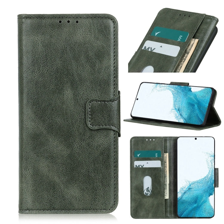 Mirren Crazy Horse Texture Custodia in pelle orizzontale a conchiglia con supporto, slot per carte e portafoglio, For Samsung Galaxy S22 5G, For Samsung Galaxy S22+ 5G, For Samsung Galaxy S22 Ultra 5G