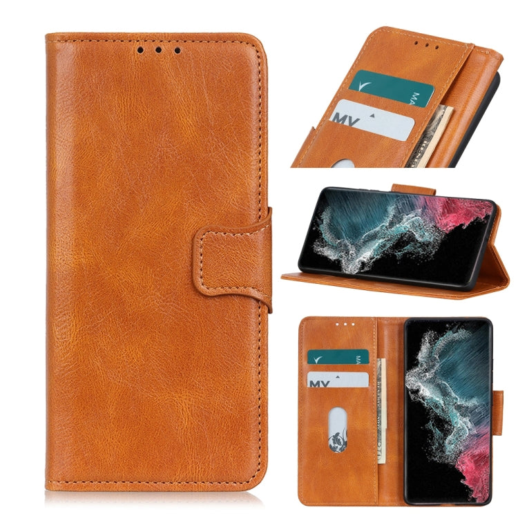 Mirren Crazy Horse Texture Custodia in pelle orizzontale a conchiglia con supporto, slot per carte e portafoglio, For Samsung Galaxy S22 5G, For Samsung Galaxy S22+ 5G, For Samsung Galaxy S22 Ultra 5G