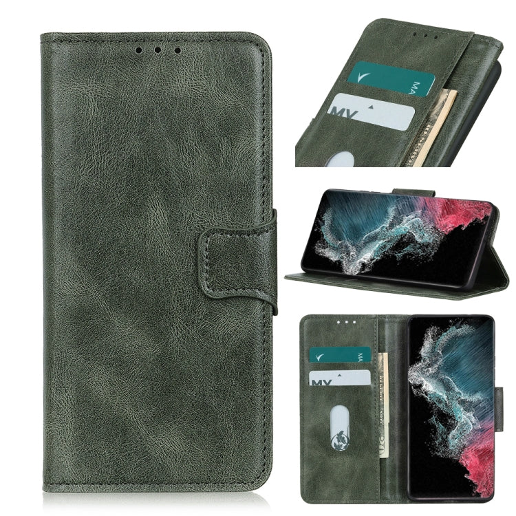 Mirren Crazy Horse Texture Custodia in pelle orizzontale a conchiglia con supporto, slot per carte e portafoglio, For Samsung Galaxy S22 5G, For Samsung Galaxy S22+ 5G, For Samsung Galaxy S22 Ultra 5G