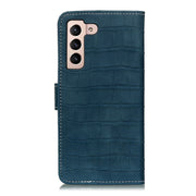 Custodia in pelle a vibrazione orizzontale con struttura in coccodrillo magnetica con supporto, slot per carte e portafoglio, For Samsung Galaxy S22 5G, For Samsung Galaxy S22+ 5G, For Samsung Galaxy S22 Ultra 5G, For Xiaomi Civi 5G