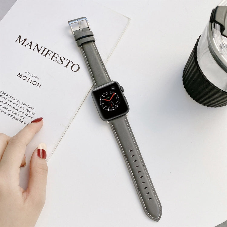 Cinturino in pelle per Apple Watch Series 7 e precedenti
