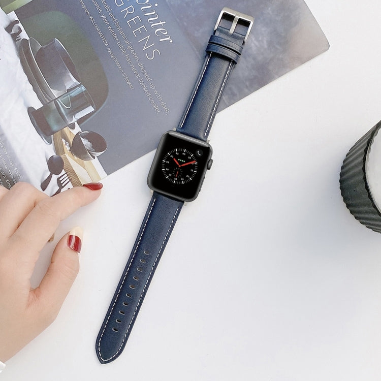 Cinturino in pelle per Apple Watch Series 7 e precedenti