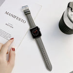 Cinturino in pelle per Apple Watch Series 7 e precedenti