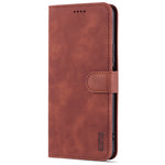 AZNS Skin Feel Calf Texture Custodia in pelle con apertura orizzontale con slot per carte, supporto e portafoglio, For vivo Y21 / Y33S
