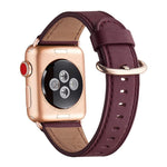 Cinturino di ricambio cinturino in pelle con fibbia classica per Apple Watch Series, 7 41mm / 6&SE&5&4 40mm / 3&2&1 38mm, 7 45mm / 6&SE&5&4 44mm / 3&2&1 42mm