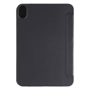 GEBEI Custodia in pelle per tablet ribaltabile orizzontale antiurto con supporto a tre pieghe, For iPad mini 2024 / mini 6