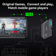 HXSJ P3 Bluetooth 5.0 Keyboard Mouse Converter Shooting Game Strumento ausiliario