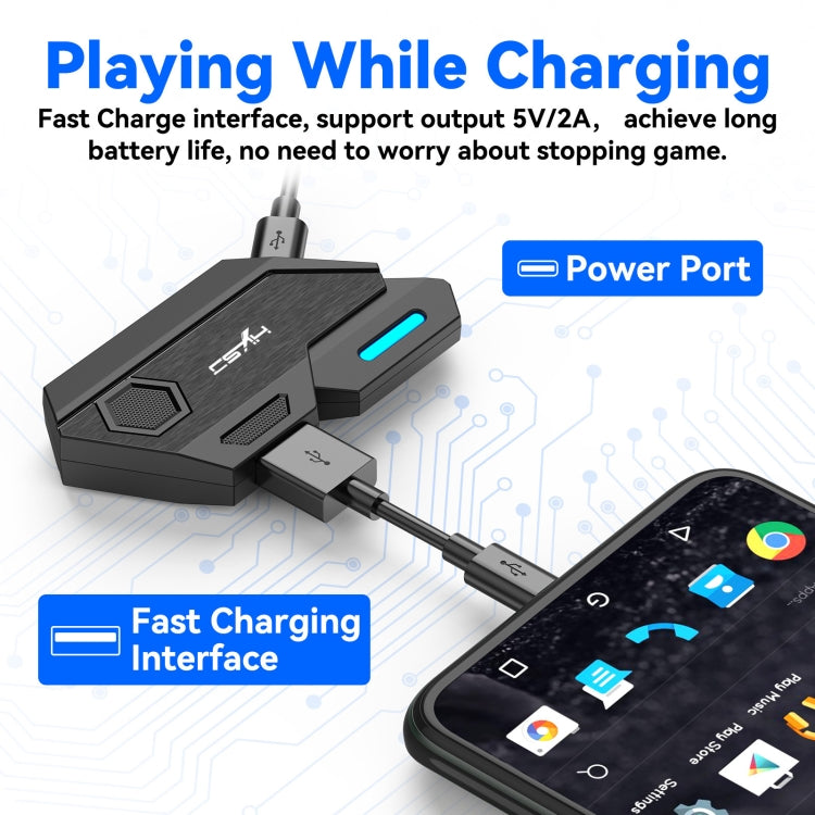 HXSJ P3 Bluetooth 5.0 Keyboard Mouse Converter Shooting Game Strumento ausiliario