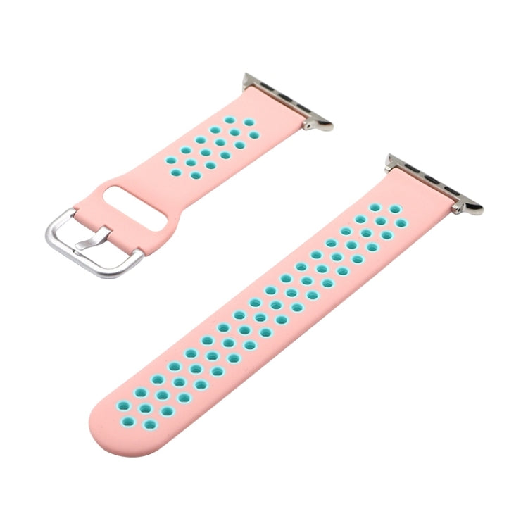 Cinturino di ricambio in silicone per Apple Watch Series, 7 41mm / 6&SE&5&4 40mm / 3&2&1 38mm