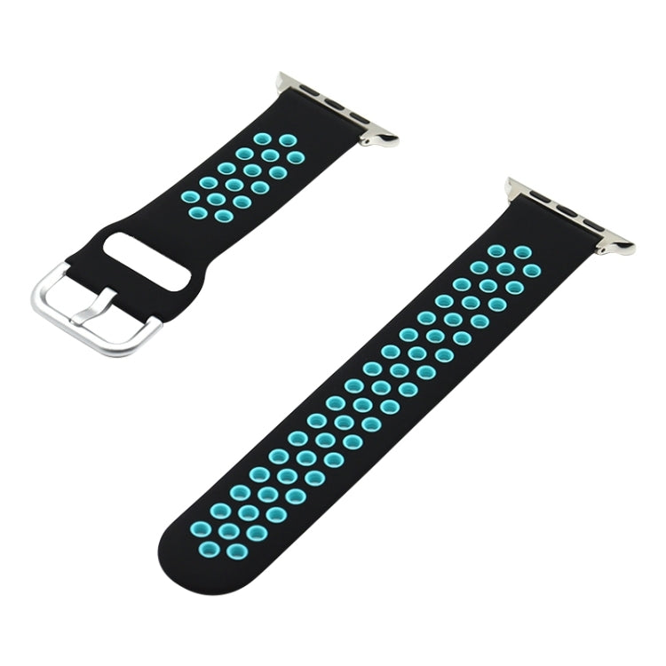 Cinturino di ricambio in silicone per Apple Watch Series, 7 41mm / 6&SE&5&4 40mm / 3&2&1 38mm