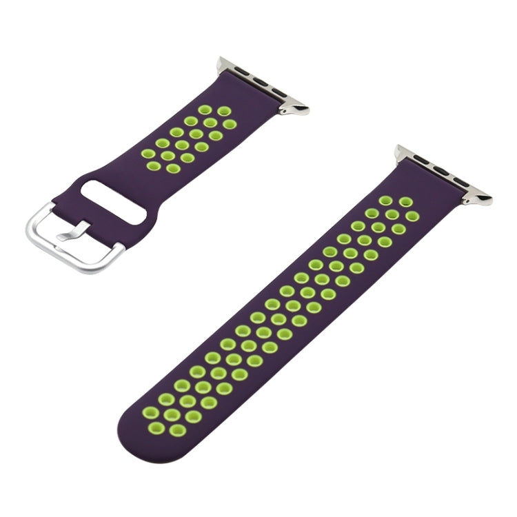 Cinturino di ricambio in silicone per Apple Watch Series, 7 41mm / 6&SE&5&4 40mm / 3&2&1 38mm