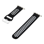 Cinturino di ricambio in silicone per Apple Watch Series, 7 45mm / 6&SE&5&4 44mm / 3&2&1 42mm