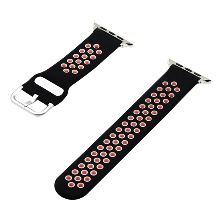Cinturino di ricambio in silicone per Apple Watch Series, 7 45mm / 6&SE&5&4 44mm / 3&2&1 42mm