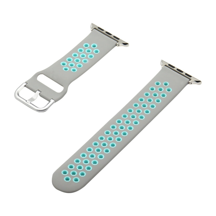 Cinturino di ricambio in silicone per Apple Watch Series, 7 45mm / 6&SE&5&4 44mm / 3&2&1 42mm