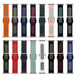 Cinturino di ricambio in silicone per Apple Watch Series, 7 45mm / 6&SE&5&4 44mm / 3&2&1 42mm