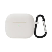 Custodia protettiva in silicone per auricolari wireless con gancio per AirPods 3