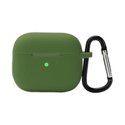 Custodia protettiva in silicone per auricolari wireless con gancio per AirPods 3