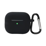 Custodia protettiva in silicone per auricolari wireless con gancio per AirPods 3