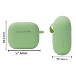 Custodia protettiva in silicone con gancio per AirPods 3