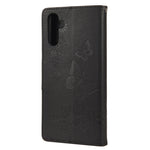 Custodia per telefono in pelle flip orizzontale goffrata farfalla con slot per schede e supporto, For Samsung Galaxy A13 5G