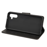 Custodia per telefono in pelle flip orizzontale goffrata farfalla con slot per schede e supporto, For Samsung Galaxy A13 5G